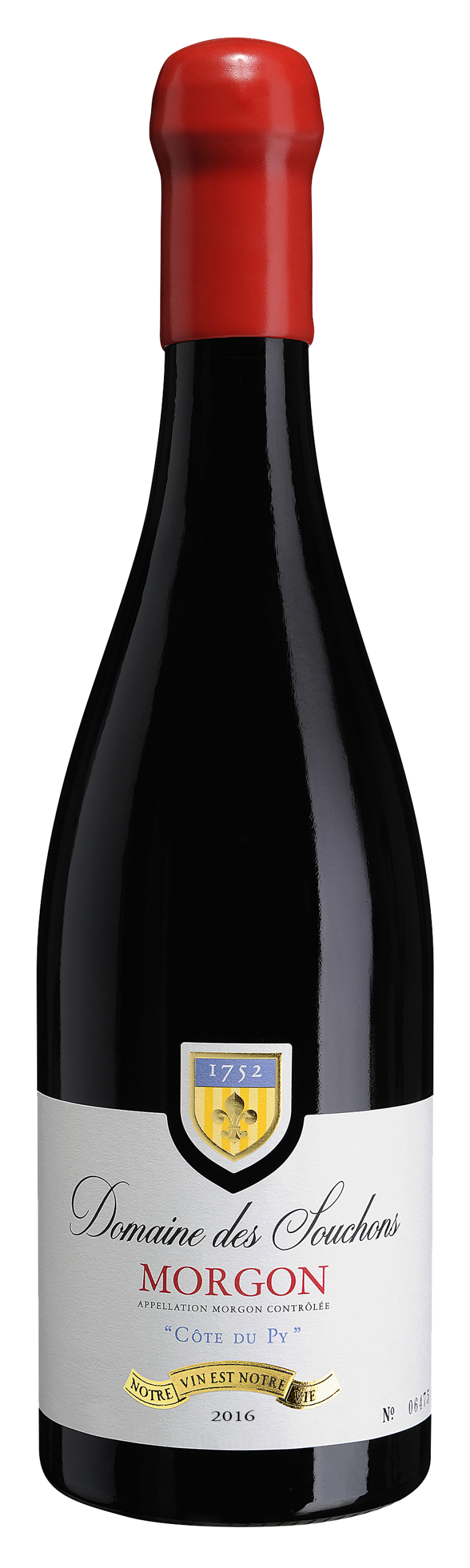Der Rotwein Domaine des Souchons Côte du Py 2016 AOP ist vom